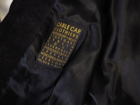 Luxusný kožený blejzer cable car clothiers, 42