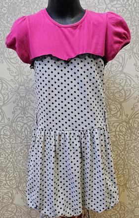 Bodkované šaty, disney,140