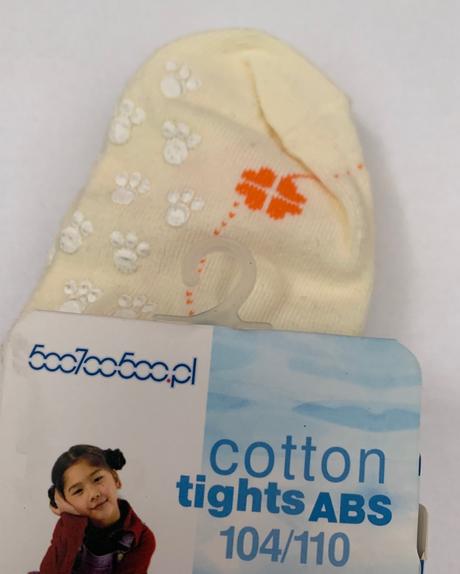 Dievčenské vzorované pančuchy 104-110, 104