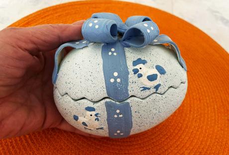Keramické veľkonočné vajíčko,