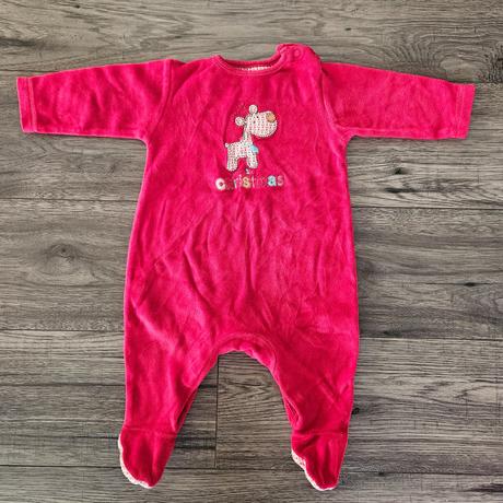 Vianočný overálik so sobíkom 62, 62