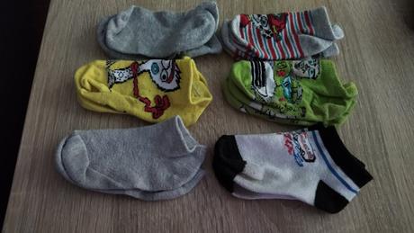 6x ponozky 23-26 členkové, 23