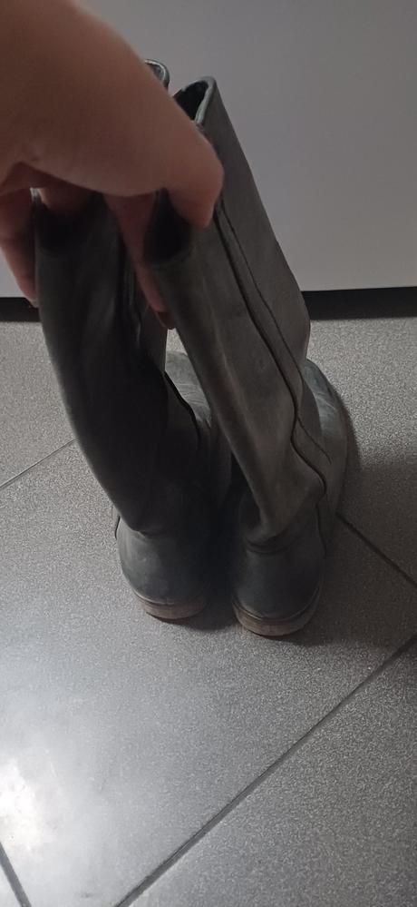 Kožené cizmy., 35