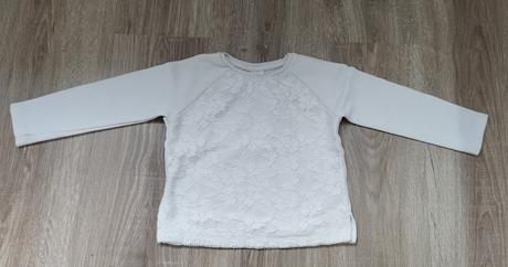 Mikina s čipkou, c&a,104