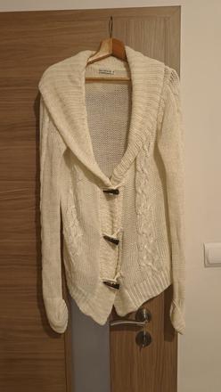Krémový sveter, m