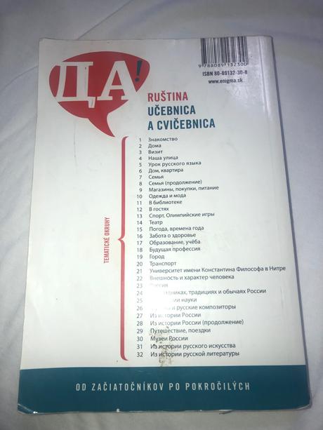 Ruština učebnica a cvičebnica da,