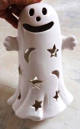 Keramická lampa na sviečku/ lampáš,