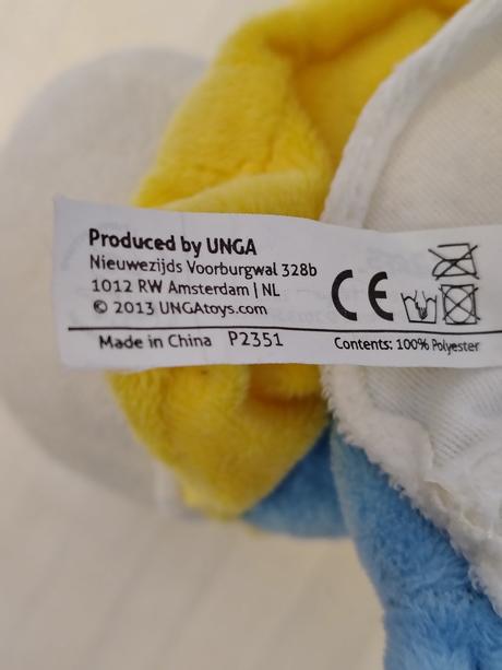 Plyšová šmolinka smurfette, šmoulinka smurfs 24 cm,