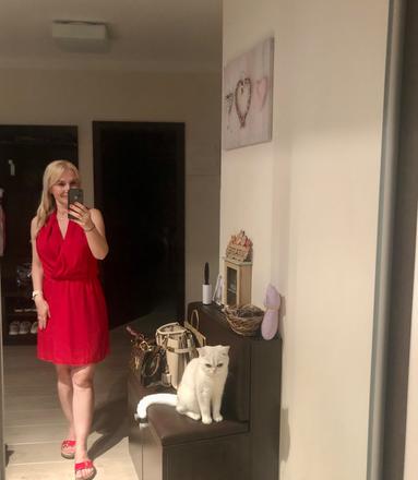 Mango cervene letné satocky, veľkosť xs, mango,xs