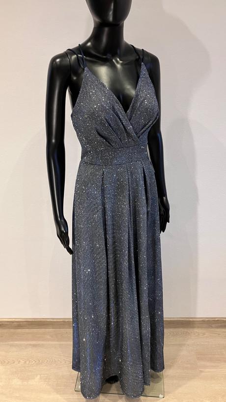 Dámske trblietavé spoločenské šaty (uni), l / m / s