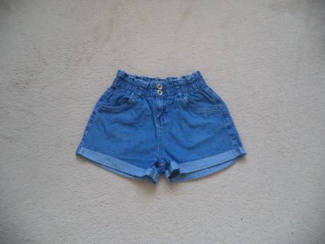 Krásne rifľové kraťasy princezná, 152