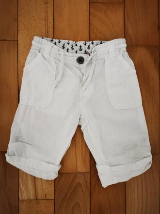 Ľanové letné nohavice h&m 74, h&m,74