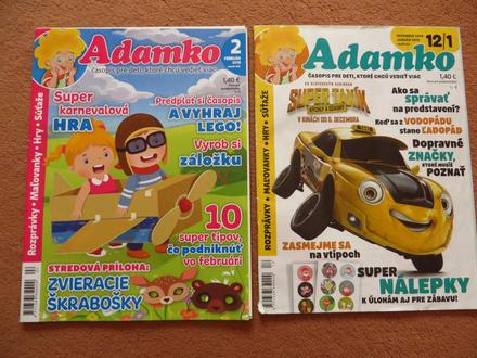 Časopis adamko - 2 čísla,