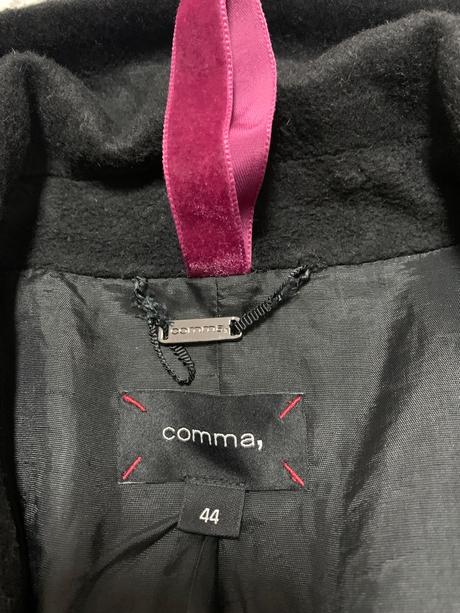 Kabát čierny comma, 44