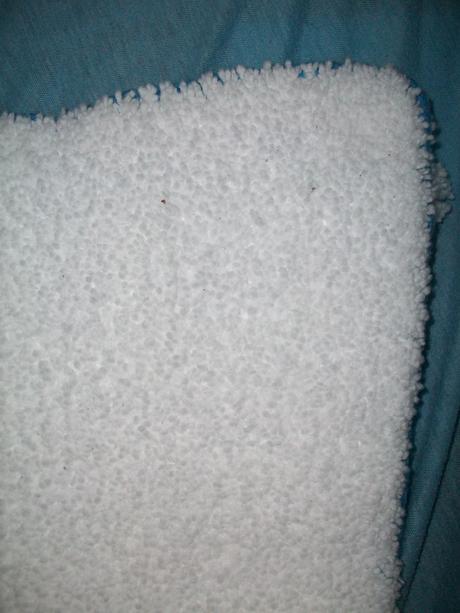 Deka rucne robena, velmi tepla biela, 