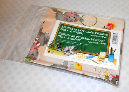 Zástera na výtvarnú výchovu,