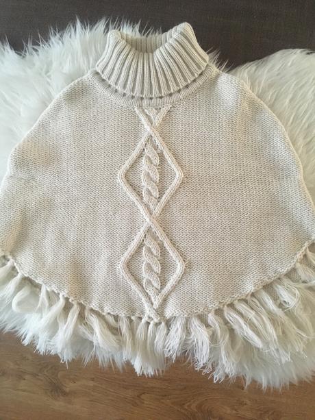Teplá,príjemná a málonosená pelerínka, h&m,134
