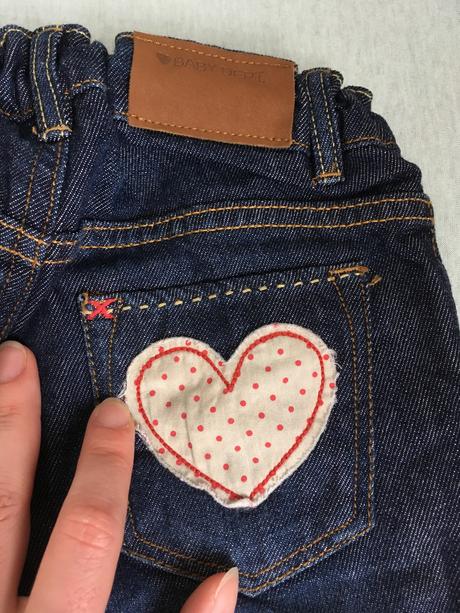 Dievcenske rifle s nasivkami - h&m, h&m,92