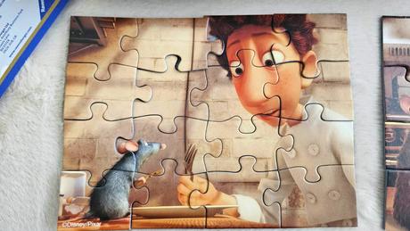 Puzzle ravensburger disney, ratatouille, 4x puzzle,