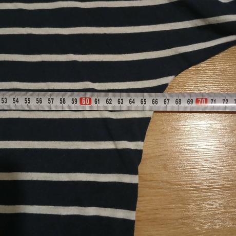 Pásikavé ležérne bavlnené tričko, tchibo,46