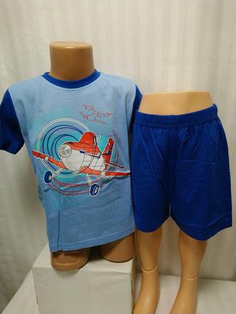 Chlapč. modré pyžamo kr fly, n-feel, 104-110, 110