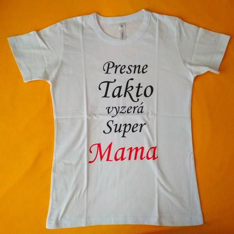 Rodinné tričko s nápisom, l