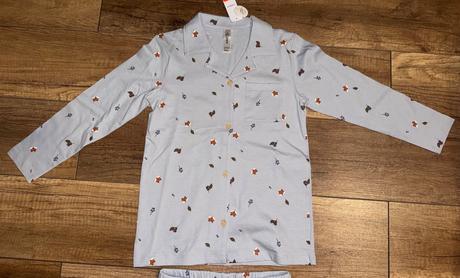 Pyžamo dvojdielne liška 110/116 lindex nove, lindex,110