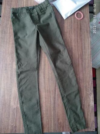 Zelene slim nohavice, xs