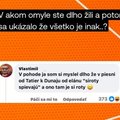 vedeli ste ja to tiez cely zivot spie