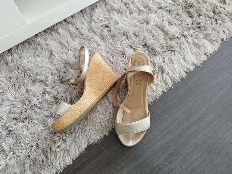 Zlaté sandálky ., lasocki,40