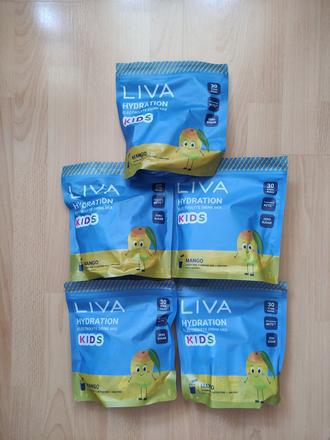 Detské elektrolity - liva - mangová príchuť,