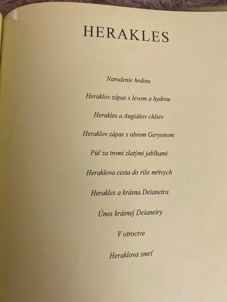 Krásna ilustrovaná kniha herakles ondrej sliacky,