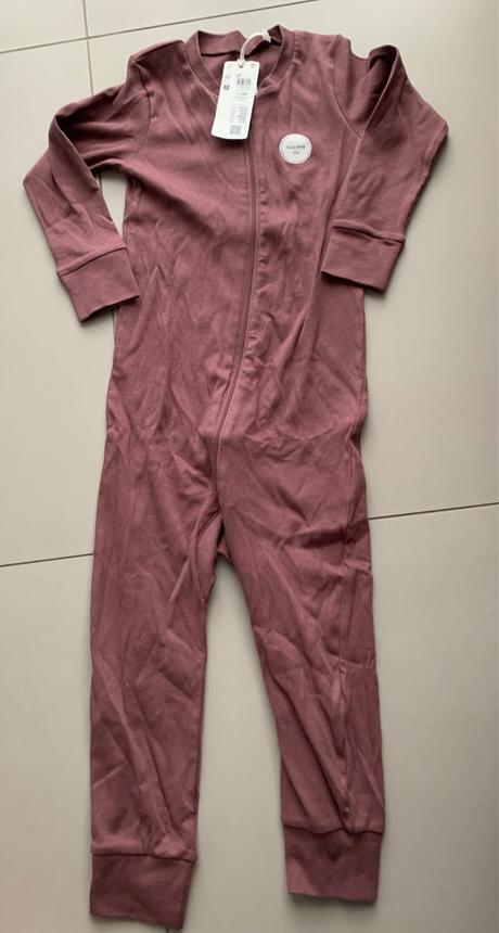 Rebrované pyžamo overal lindex, lindex,104