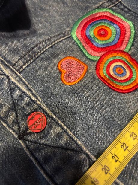 Riflova bunda vysivana, desigual,146