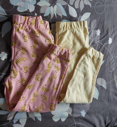 2pack tepláky skoro nove, sinsay,128