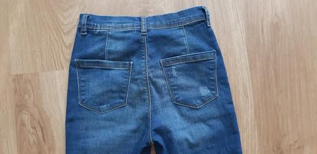 Rifle s vysokým pásom, denim,34