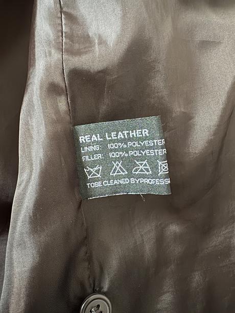 Pánska kožená bunda - m, m