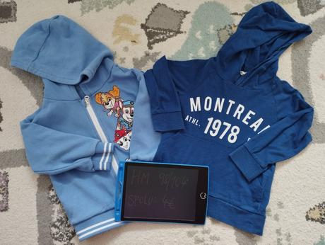 Mikina, tricko dlhy rukav hm, h&m,98