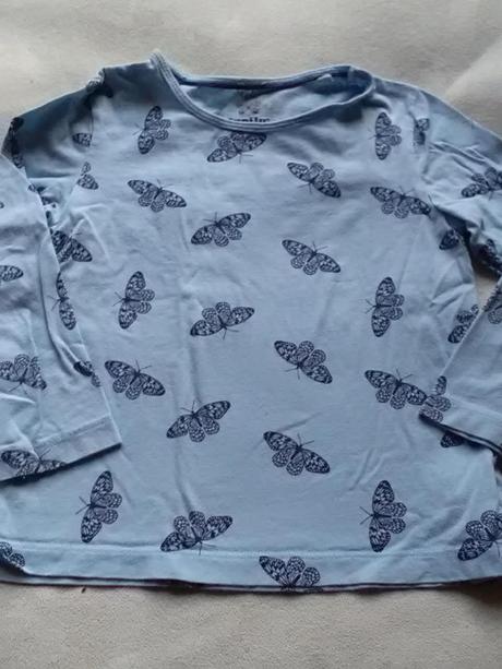Tričko s motýľmi, lupilu,98