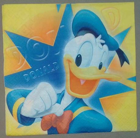 Servítka káčer donald 4ks (s349), 