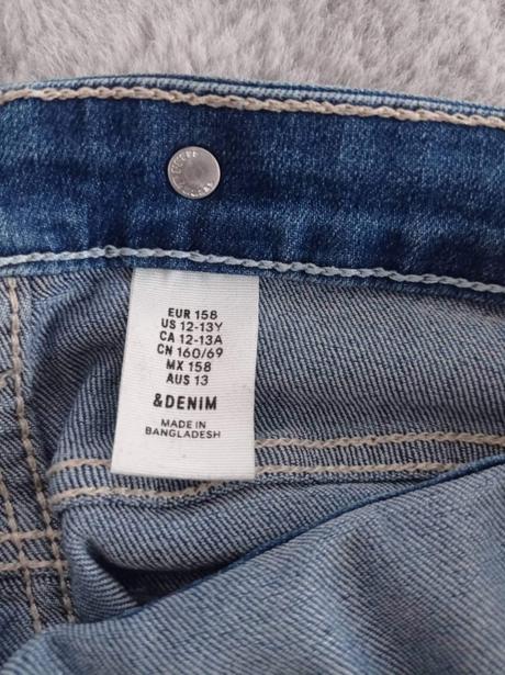 Trendy riflove pohodlne kratasy h&m super stav, h&m,158