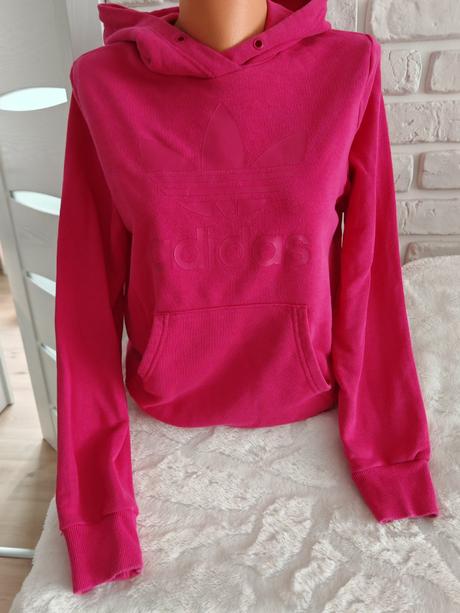 Mikina adidas ruzova s,m sadne, m