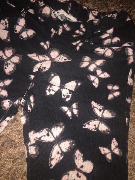 Menžestrové nohavice, 2 páry, h&m,122