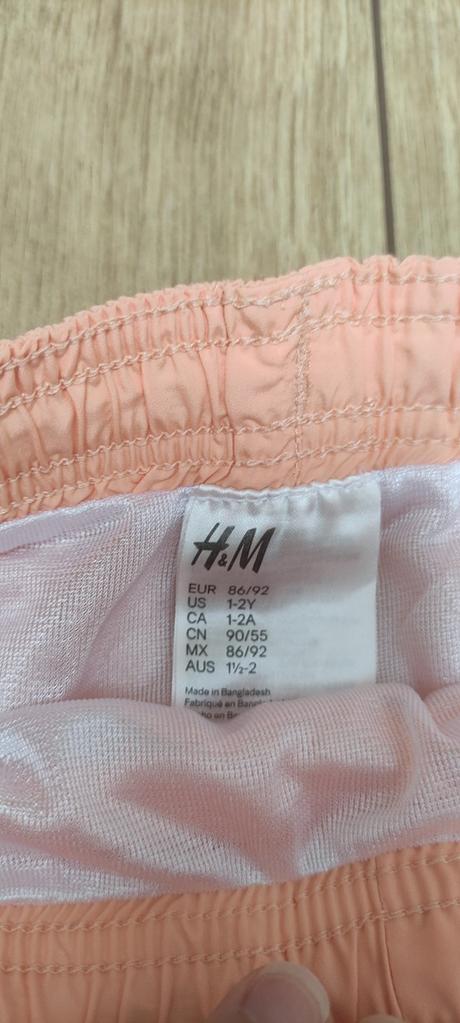 Detské plavky, h&m,86
