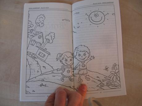 Knižka - rozprávky s maľovankami,edícia plus 1 deň,