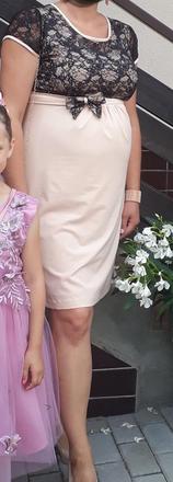 Tehotenské spoločenské šaty, l