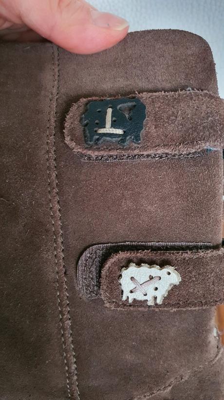 Čižmičky z brusenej kože, camper,33