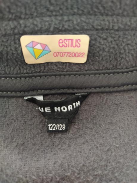 Sivá mikina 122-128, 122