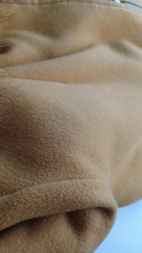 Prechodný horčicový kabát, s