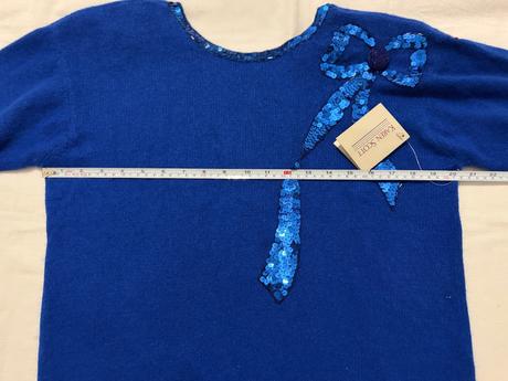 Hodvábny a vlnený sveter z 80. rokov, m